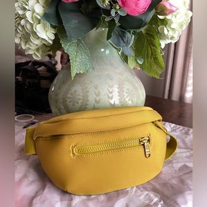 Dagne Dover Ace Fanny Pack/crossbody bag - bright Yellow color Like New